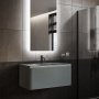 Тумба KNOTLOR FWHC110890GRM, Grace, подвесная, 89 см, Графит матовый Тумба KNOTLOR FWHC110890GRM, Grace, подвесная, 89 см, Графит матовый