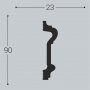 Молдинг Bello deco М1, 90*23 мм Молдинг Bello deco М1, 90*23 мм