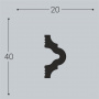 Молдинг Bello deco М12, 40*20 мм Молдинг Bello deco М12, 40*20 мм