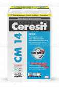 Клей плиточный Церезит CM 14 EXTRA, 25 кг