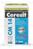 Клей плиточный Церезит CM 14 EXTRA, 25 кг