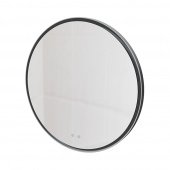 Зеркало мебельное KNOTLOR Зеркало 80 см FLMR110800GRM, LED подсветка, антифог