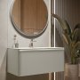Тумба KNOTLOR FWHC110890BEM, Grace, подвесная, 89 см, Серый шелк