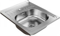 Мойка MIXLINE 60*50 (0,6),накладная, вып. 3 1/2, 16см с сифоном