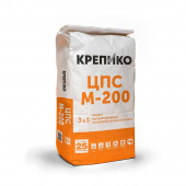 Смесь цементно-песчаная КРЕПИКО 25 кг, М-200